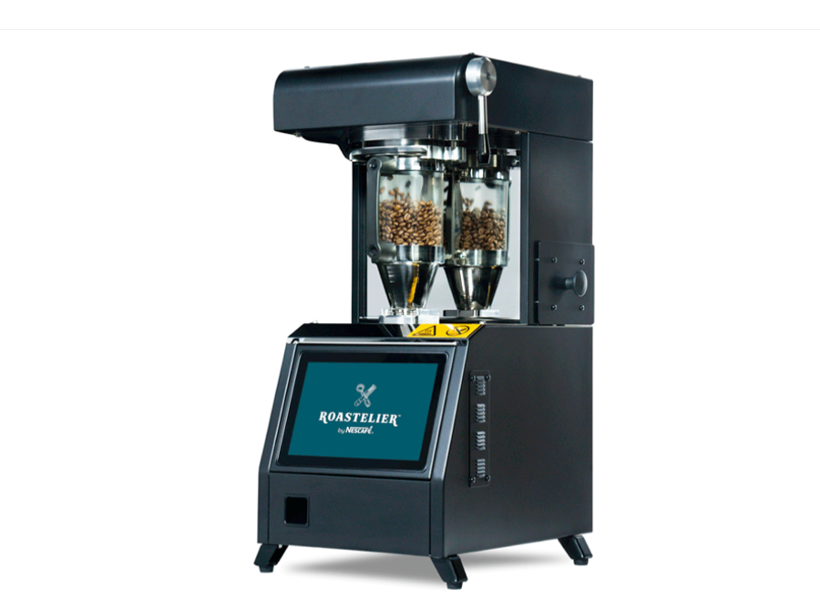 A coffee grinder machine designed for grinding coffee beans into a fine powder for brewing.