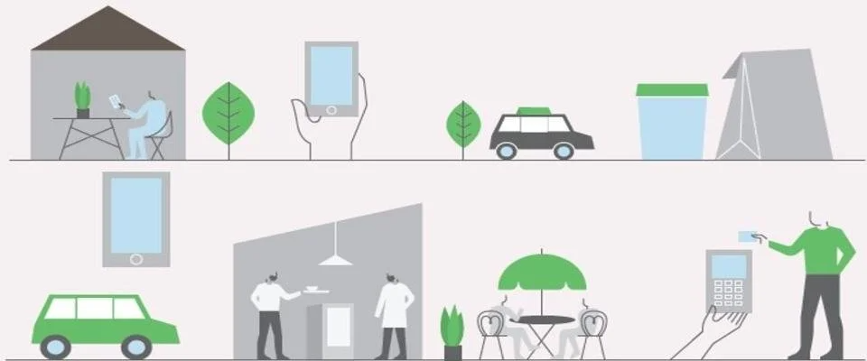 Customer Experience in a café with staff serving and interacting with guests