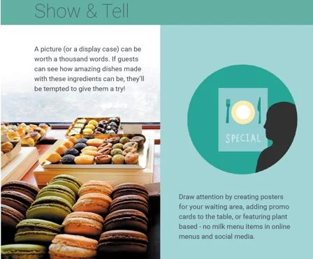 poster advertising a food and drink event, featuring  food images and enticing drink options.