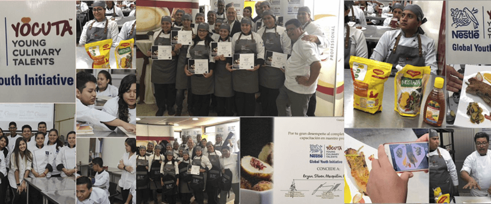 A collage showing diverse people cooking and enjoying time together in a bright kitchen setting.