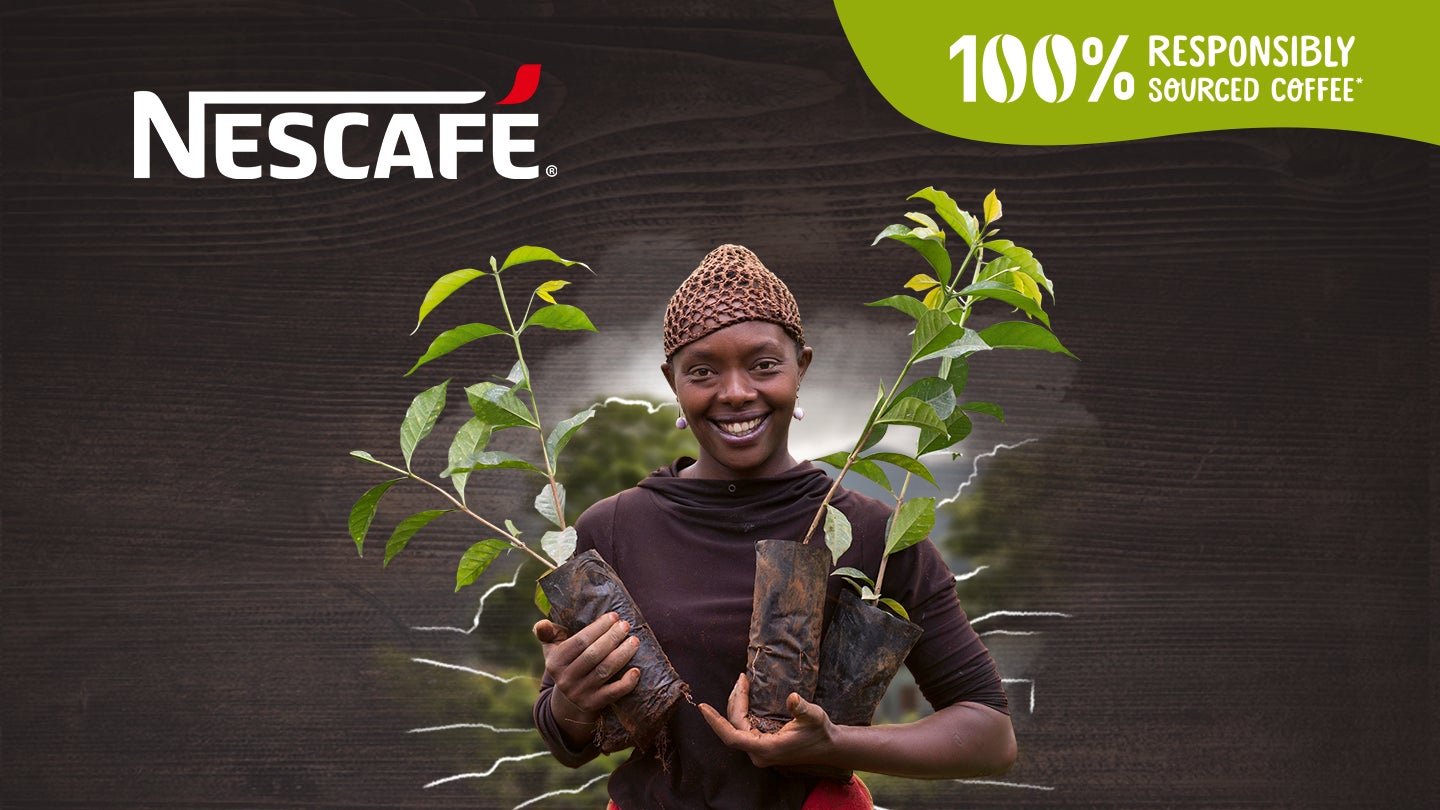 Nescafé in Europe is now 100% responsibly sourced