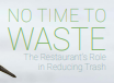 A restaurant actively working to reduce waste.