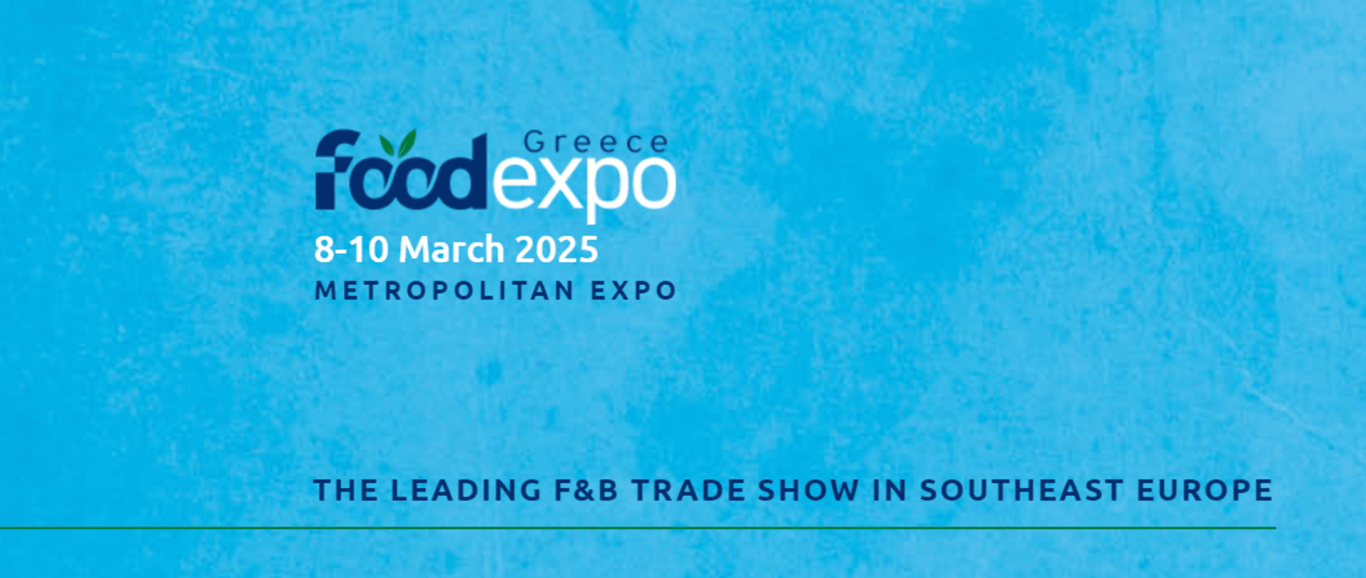 A vibrant food expo in Greece showcasing various traditional dishes and local ingredients at colorful vendor booths.