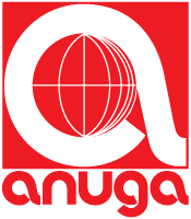 Anuga logo displayed prominently on a white background.