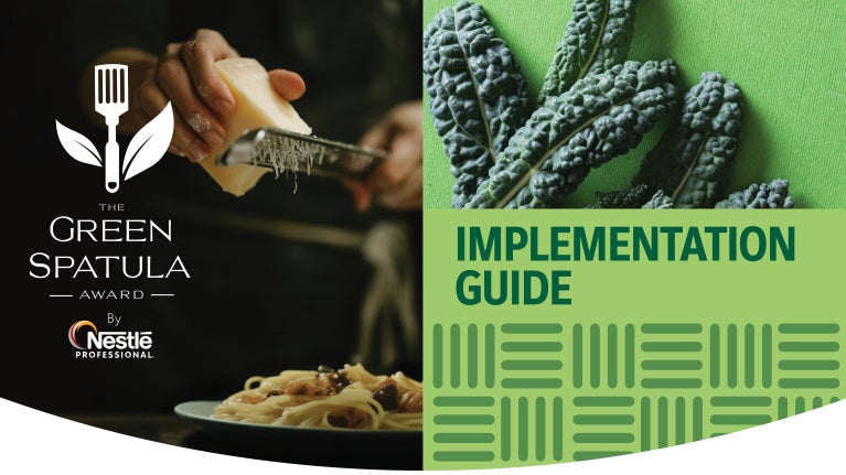 Green Spatula award and implementation guide cover page