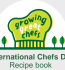 Recipe book for International Chefs Day, showcasing global cuisines and cooking techniques.