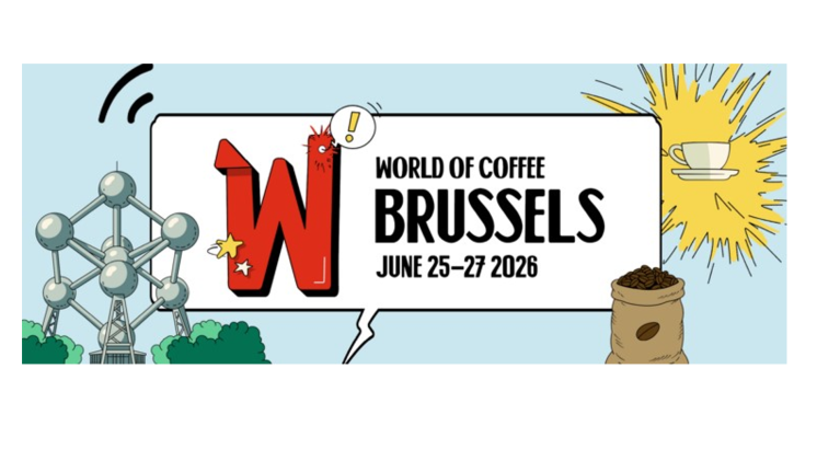 World of coffee Brussels event banner