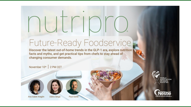 Join Nutripro Future-Ready Foodservice on Nov 10 at 2 PM CET to explore food trends in the GLP-1 era.