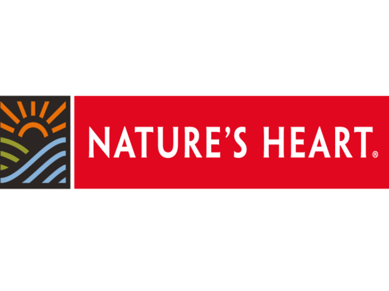 A logo featuring a heart symbol intertwined with natural elements, representing nature and love.