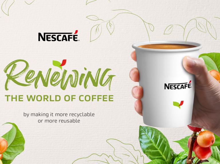 Our new recyclable coffee cup