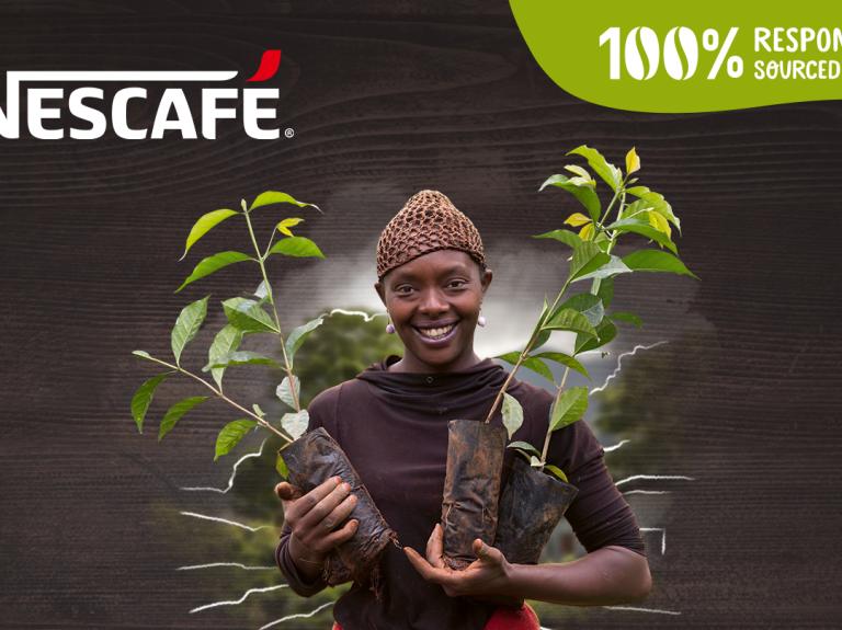Nescafé in Europe is now 100% responsibly sourced