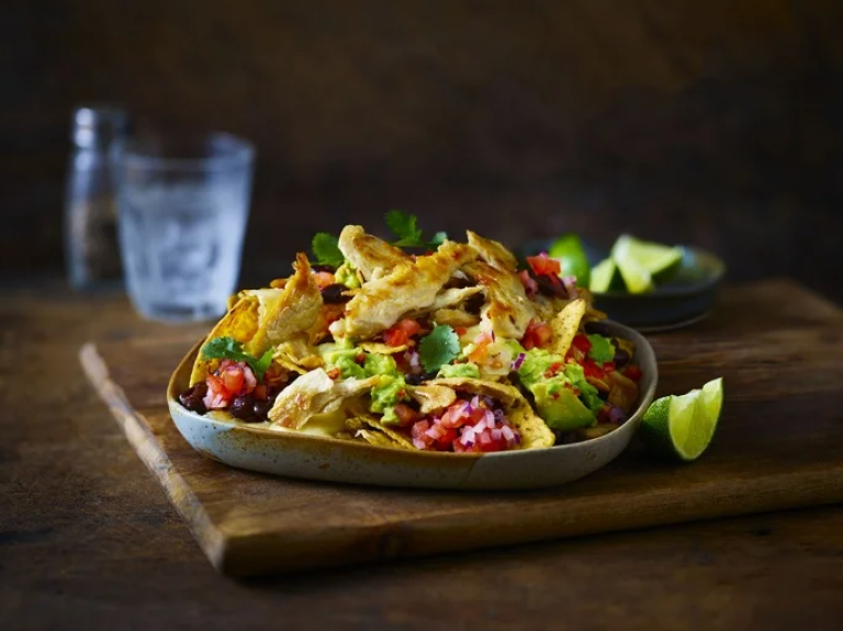 Vegetarian Loaded Nachos recipe