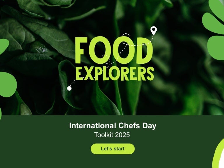 Toolkit for Food Explorers celebrating International Chef Day 2025 with diverse culinary resources and inspiration.